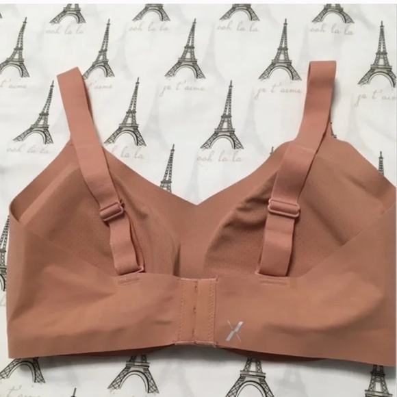 Knix Padded V-neck Bra Sz 5 Pink Ginger - Picture 4 of 7